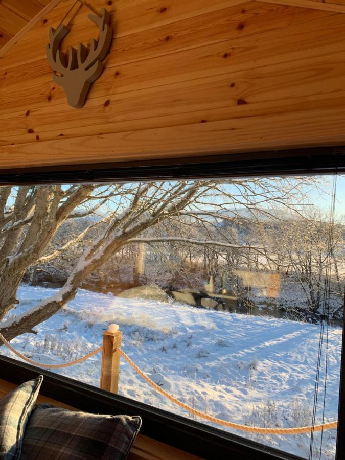 River Huts, Highland River Retreat With Hot Tub Inverness Esterno foto